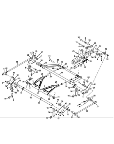Part Location Diagram of 02003257-0637 Cub Cadet Front Frame Support Assembly